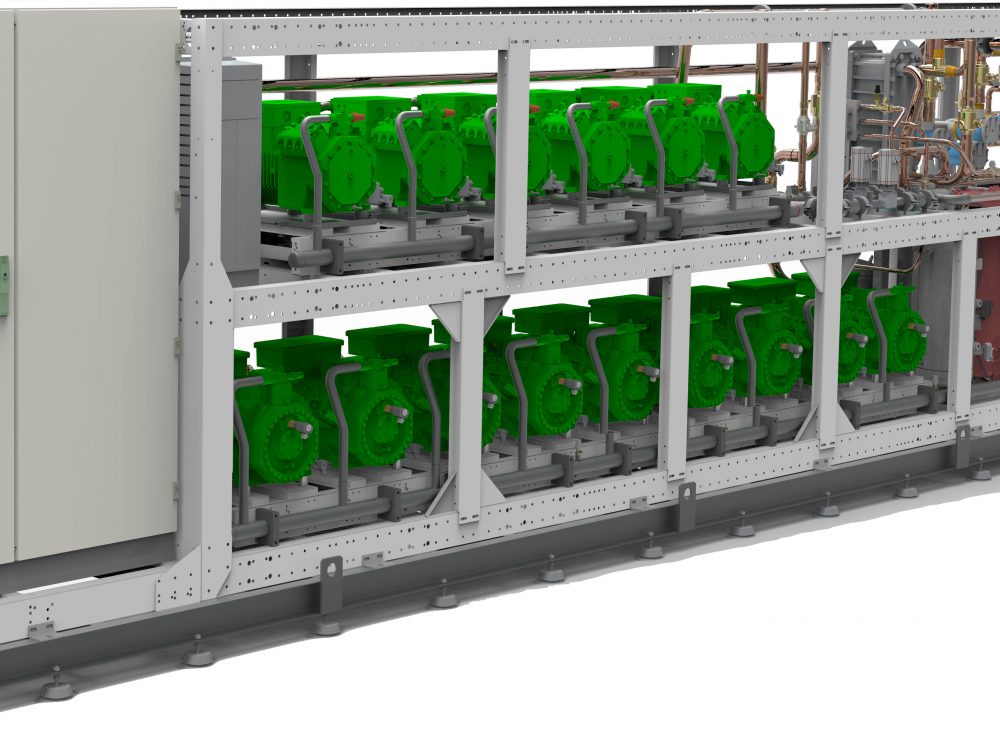 Transcritical CO2 Booster Racks in South America
