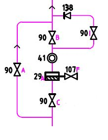 How does the liquid line filter replacement procedure take place?