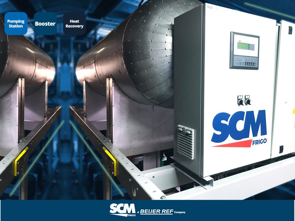 transcritical Booster rack only LT and CO2 Pumping Station